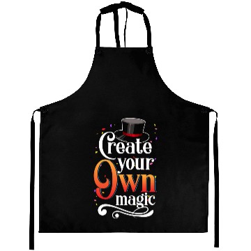 Discover Magician Sorcery Nerd Magic World Aprons