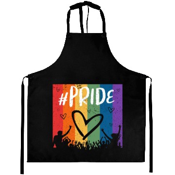 Discover LGBTQIA+ #Pride Rainbow Aprons