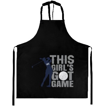 Discover This Girl s Got Game Golf Aprons