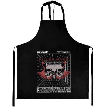 Discover KILLER HAND SKULL STREETWEAR Aprons