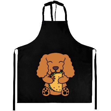 Discover Cocker Spaniel Taco Lover Aprons