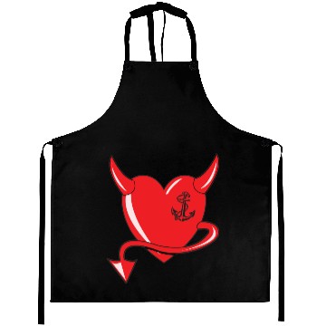 Discover Red Heart - Devil Heart - Anchor - Gift Aprons