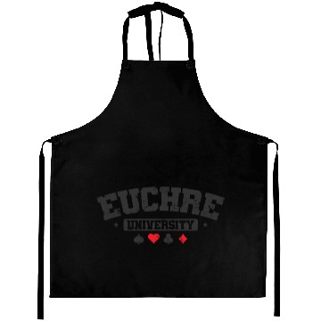 Discover Euchre University Deck of playing Cards Aprons