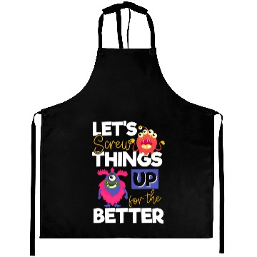 Discover Monster Comic Little Sister Aprons