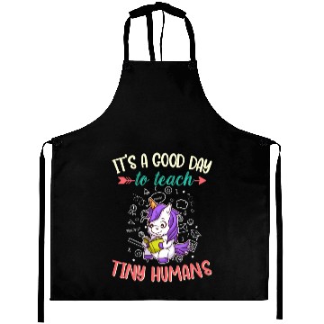 Discover Good Day To Teach Tiny Humans Elementary Teacher Aprons
