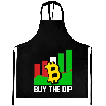 Discover Buy The Dip Blockchain Bitcoin SVG Aprons