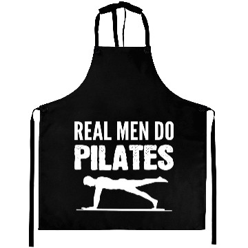 Discover Real Men Pilates Gym Buddy Gift Aprons