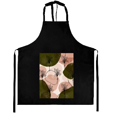 Discover Summer Green Tropical flower Aprons