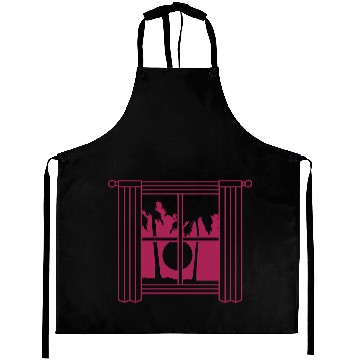 Discover Sun palm tree window Aprons