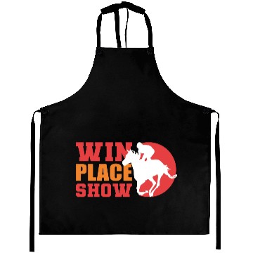 Discover Win Place Show Equestrian Gift Aprons