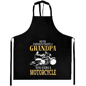 Discover Biker Aprons Never underestimate a Grandpa