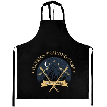 Discover ACOTAR Illyrian Training Camp Camping Lover Aprons
