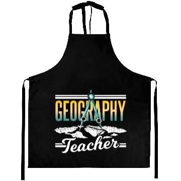Discover Geography Teacher Geographic Student Geographer Aprons