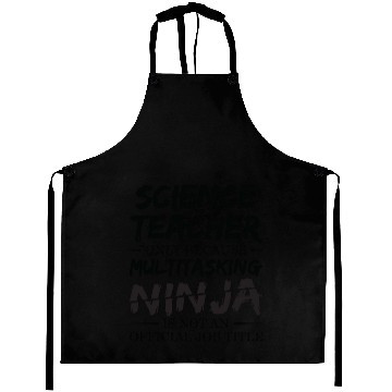 Discover Ninja Science Teacher Aprons
