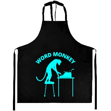 Discover Word Monkey Aprons