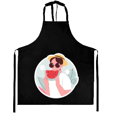 Discover happy vacation Aprons