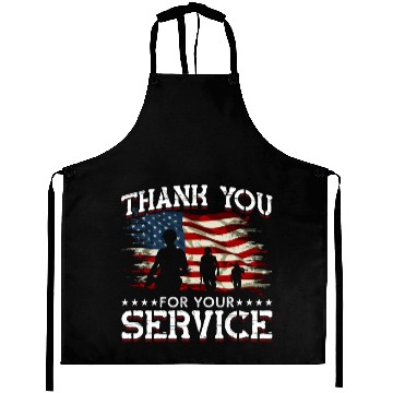 Discover Memorial Day American Flag Patriotic Soldier US Aprons