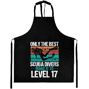 Discover 17 Scuba Diving Level 17 Year Diver Snorkeling Aprons
