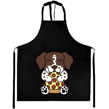 Discover German Shorthaired Pointer Pizza Lover Aprons