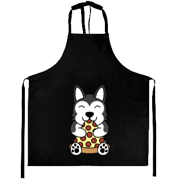 Discover Husky Pizza Lover Aprons