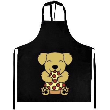 Discover Golden Retriever Pizza Lover Aprons