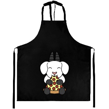 Discover Goat Pizza Lover Aprons