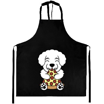 Discover Bichon Frise Pizza Lover Aprons