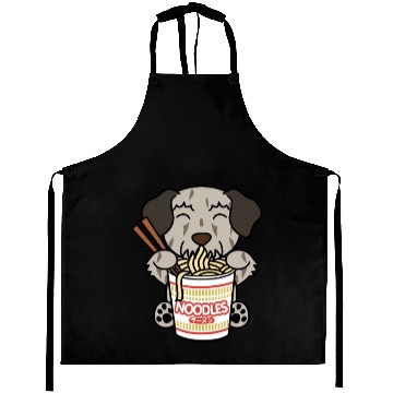 Discover Irish Wolfhound Instant Ramen Noodles Aprons