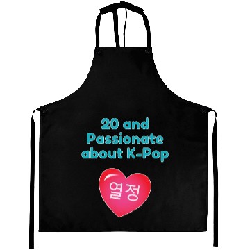 Discover 20 and passionate about K-Pop with heart Aprons