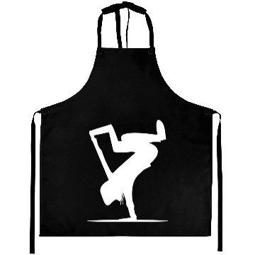 Discover Break dance Bboy Bgirl Cartoon silhouette Aprons