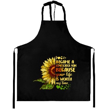 Discover I Became Homeschool Mom Costume Back To School Aprons