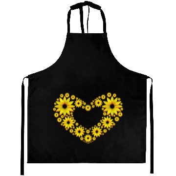 Discover Love sunflower Aprons
