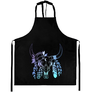 Discover Longhorn Flowers Western Girls Women Aprons