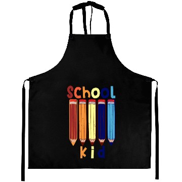 Discover Funny School kid school start Aprons