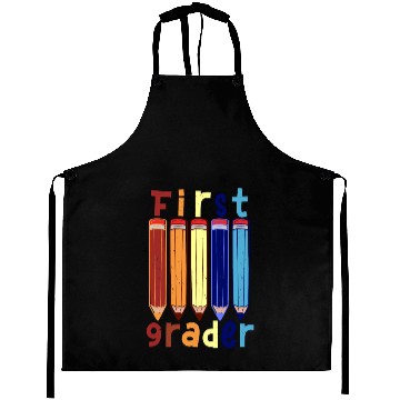 Discover Funny First grader school start Aprons