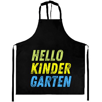 Discover Hello Kindergarten Teacher back to school Aprons