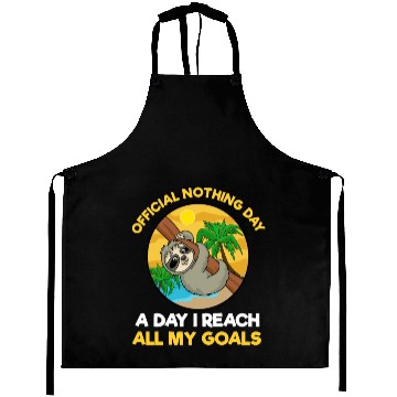 Discover Sloth Nothing Gift Aprons