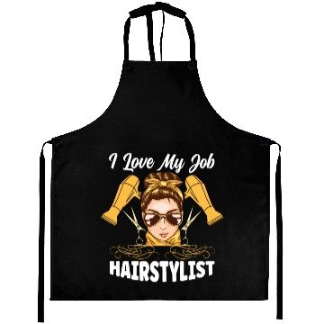 Discover I Love My Job Hairstylist Aprons
