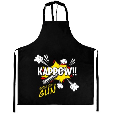 Discover Kappow Bullets Gun Explosion Big bang Aesthetic Aprons