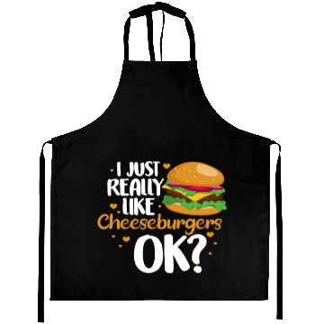 Discover I Just Really Like Cheeseburgers Ok? Aprons