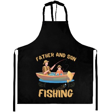 Discover FATHER AND SON FISHING, DAUGTHER, FATHERS DAY Aprons