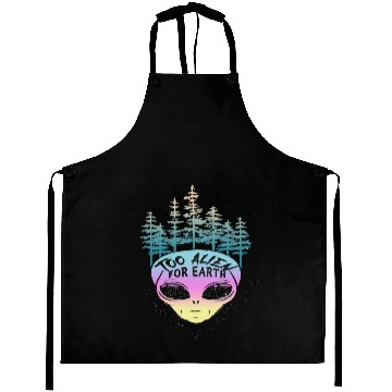 Discover too alien for earth Aprons