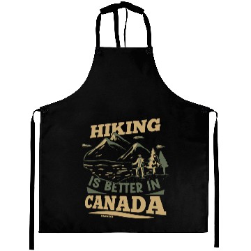 Discover Canada Flag Ottawa Vancouver Aprons