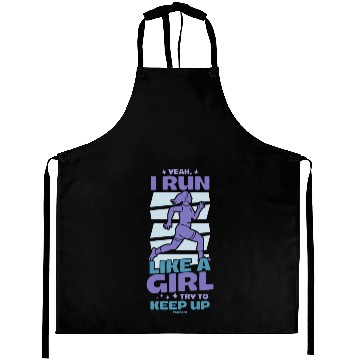 Discover Run jogging sport race training gift Aprons
