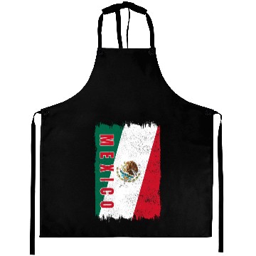 Discover Mexico Flag Aprons