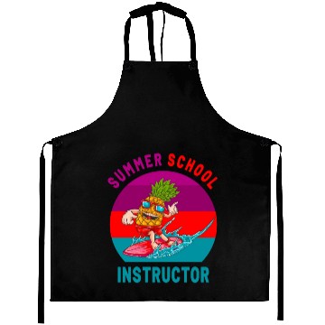 Discover Summer School Instructor The Surfing Pineapple Aprons