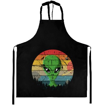 Discover Alien Gift Extraterrestrial UFO AREA 51 Sci-fi Aprons