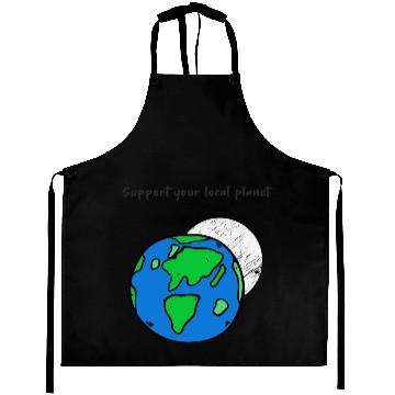 Discover Support Your Local Planet. Climate Change Activist Aprons