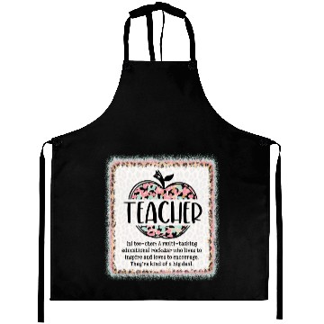 Discover Teacher Life Back To School Teacher Apple Aprons
