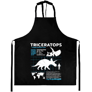 Discover triceratops fact sheet Aprons